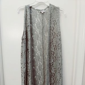 Lularoe Lace Joy Vest